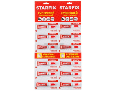 Суперклей универсальный STARFIX 3 г х 12 штук (SM-42379-1)