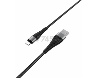 Кабель BOROFONE BX32 USB-A - Lightning черный - Фото 3