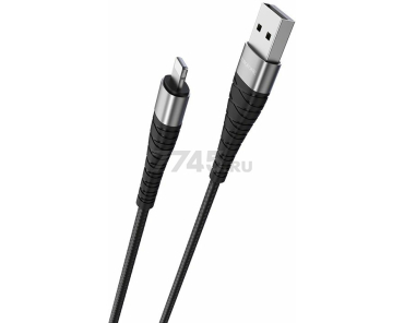 Кабель BOROFONE BX32 USB-A - Lightning черный - Фото 4