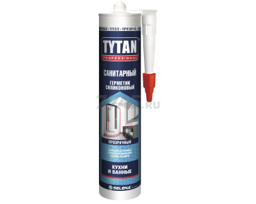 Герметик силиконовый TYTAN Professional санитарный бесцветный 280 мл