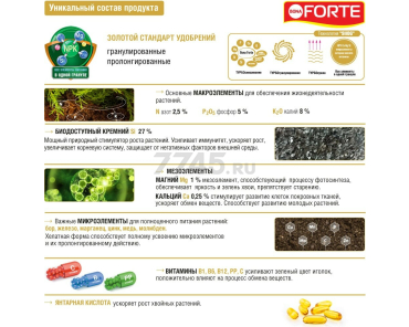 Удобрение минеральное BONA FORTE Для хвойных с биодоступным кремнием 5 кг (BF23010421) - Фото 4