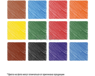 Карандаши цветные ARTSPACE Милые зверушки 12 цветов заточенные (CP_41020) - Фото 3