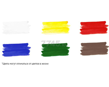 Краска акварельная ARTSPACE медовая 6 цветов без кисти (АК_15304) - Фото 3