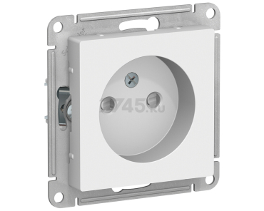 Розетка скрытая со шторками SCHNEIDER ELECTRIC AtlasDesign белая (ATN000149)