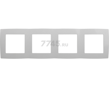 Рамка четырехместная ЭРА белый (12-5004-01)