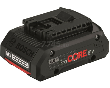 Комплект аккумулятор 18 В 4 Ач 2 штуки Procore18 V и зарядное устройство BOSCH GAL18V-40 (1600A01BA3) - Фото 3
