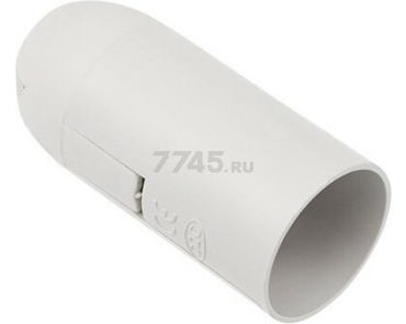 Патрон для лампочки Е14 термопластик подвесной REXANT белый 5 штук (11-8822) - Фото 2
