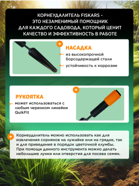Корнеудалитель FISKARS QuikFit 137522 