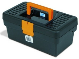 Ящик для инструмента пластмассовый Basic Line 29x17x12,7 см с лотком 