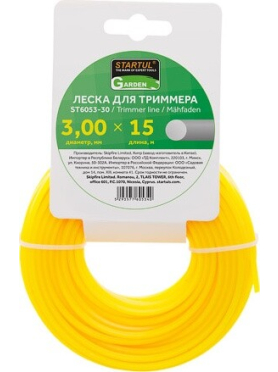 Леска для триммера d 3 мм STARTUL Garden