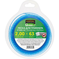 Леска для триммера d 2 мм STARTUL GARDEN
