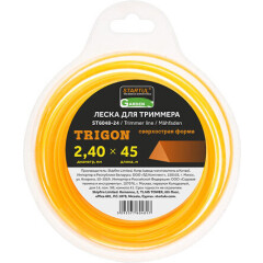 Леска для триммера d 2,4 мм STARTUL GARDEN