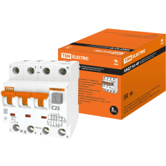 Дифавтомат TDM АВДТ 63 4P