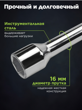 Ключ-крест 17x19x21x1/2" ВОЛАТ 