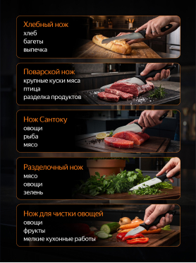 Набор ножей FISKARS Essential 5 штук 