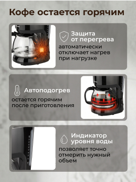 Кофеварка NORMANN ACM-227