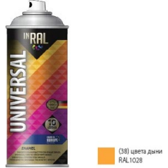 Эмаль аэрозольная универсальная цвет дыни 1028 38 INRAL Universal Enamel 400 мл 