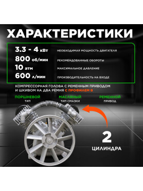 Голова компрессорная ECO AEP-40-600