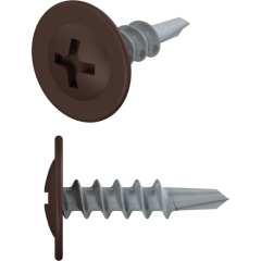 Саморез с прессшайбой 4,2 мм со сверлом RAL STARFIX