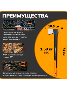 Топор-колун FISKARS X21 L