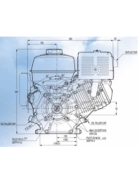 Двигатель ASILAK SL-177F-SH25