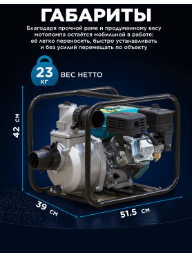 Мотопомпа ECO WP-1204C