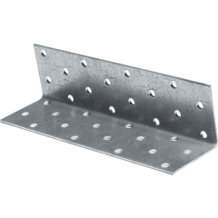 Уголок крепежный равносторонний KUR белый цинк STARFIX 