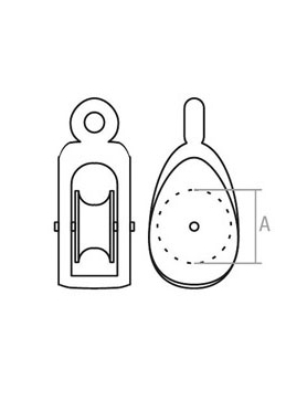 Блок одинарный BK-Simplex металл STARFIX 