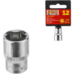 Головка 1/4" 6 граней PRO STARTUL