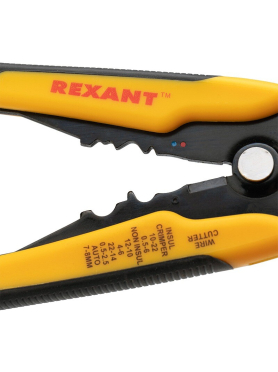 Стриппер ручной для зачистки кабеля и обжима наконечников REXANT (ht-766)