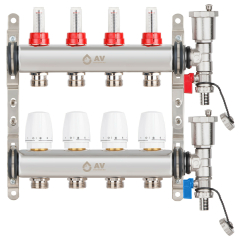Коллекторная группа AVE136, 4 выхода AV ENGINEERING 
