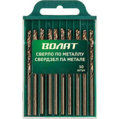 Сверло по металлу 10 штук ВОЛАТ