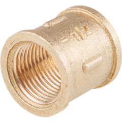 Муфта латунная 1 1/4" внутренняя резьба Цветлит 