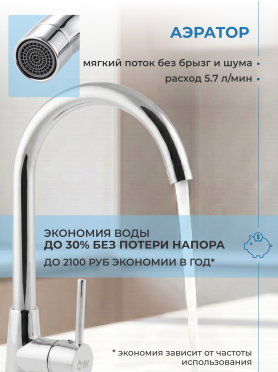Смеситель для кухни AV ENGINEERING AVHOP4-A996 