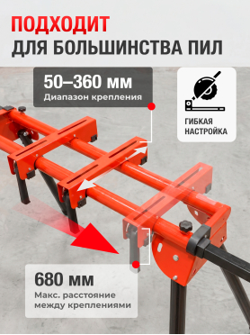 Стол для торцовочной пилы WORTEX MT 7625 