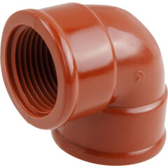 Угольник ПП с внутренней резьбой коричневый AV ENGINEERING