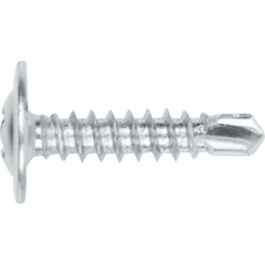 Саморез с прессшайбой цинк со сверлом STARFIX 