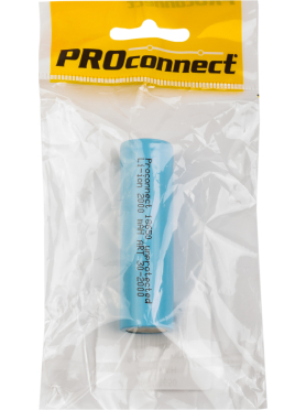 Аккумулятор 18650 PROCONNECT 3,7 V литий-ионный