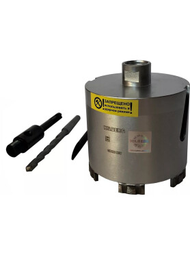 Коронка алмазная d 112 мм HILBERG Laser железобетон 