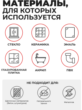 Герметик силиконовый STARFIX Sanitary Silicone