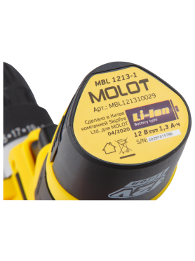 Дрель-шуруповерт аккумуляторная MOLOT MBD 1213-1 Li