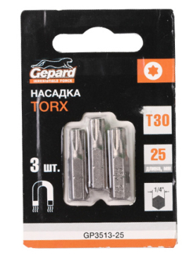 Бита для шуруповерта Torx GEPARD