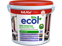 Краска ВД ECOL 36 для потолков и стен