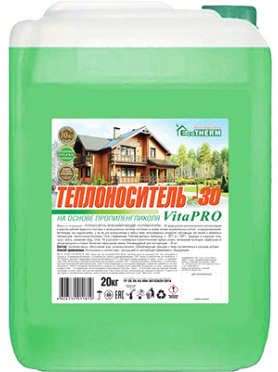 Теплоноситель ECOTHERM VitaPro (-30С) 20 кг