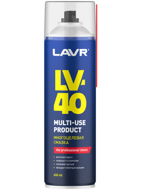 Смазка проникающая универсальная LAVR LV-40 650 мл 
