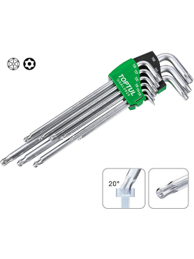 Набор ключей Torx T10-Т50 9 предметов TOPTUL 