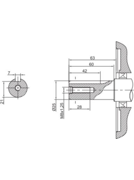 Двигатель бензиновый ASILAK SL-177F-D25