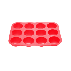 Форма для выпечки силиконовая прямоугольная на 12 кексов 33х25х3 см PERFECTO LINEA