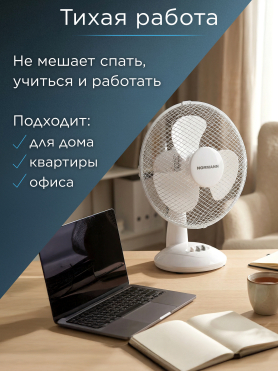Вентилятор настольный NORMANN ACF-081