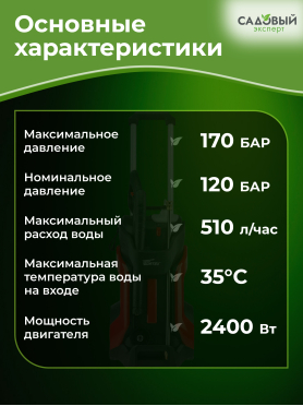 Мойка высокого давления WORTEX PW 1740 